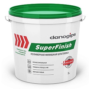 Шпатлевка финишная готовая "DANOGIPS SuperFinish" 5кг/3л