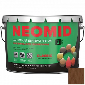 Антисептик "BIO COLOR CLASSIC", орех, Neomid, 9л