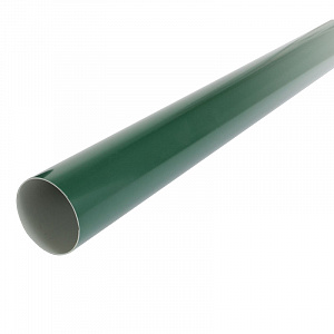 Водосточная труба с раструбом Nicoll d=80mm, зеленый (2 метра), TD802PV