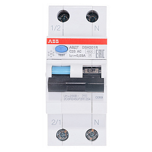 Выключатель автоматический дифференциального тока DSH201R C25 AC30 ABB