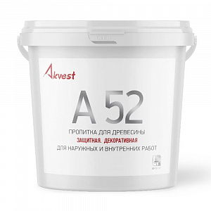 Антисептик Аквест-52 Сосна, 1кг,  для внутренних и наружных работ