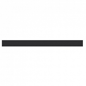 Бордюр стеклянный Альба (AL-BM-NR) 2x30 Mono черный